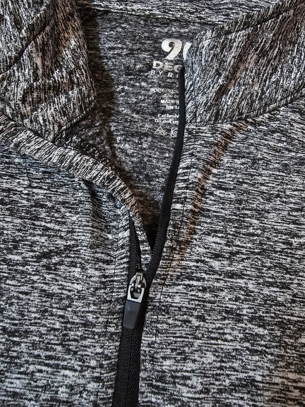 Polera Performance 90 Degree – Half Zip Gris Space🇺🇸