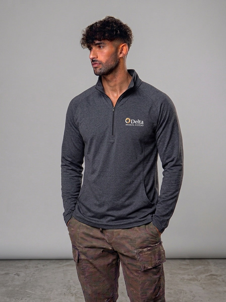 Polera Técnica Half-Zip – Edición Delta Medical