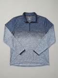Polera Champion Power Core – Half Zip con Degradado Azul